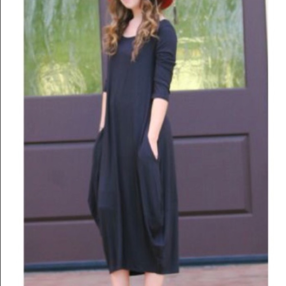 ✨LAST ONE ✨Chic loose fit dress with pockets - Picture 5 of 5
